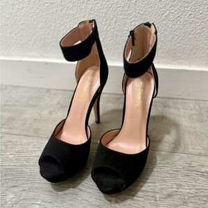 Dream Pairs Black Stiletto Heels Classic Pumps